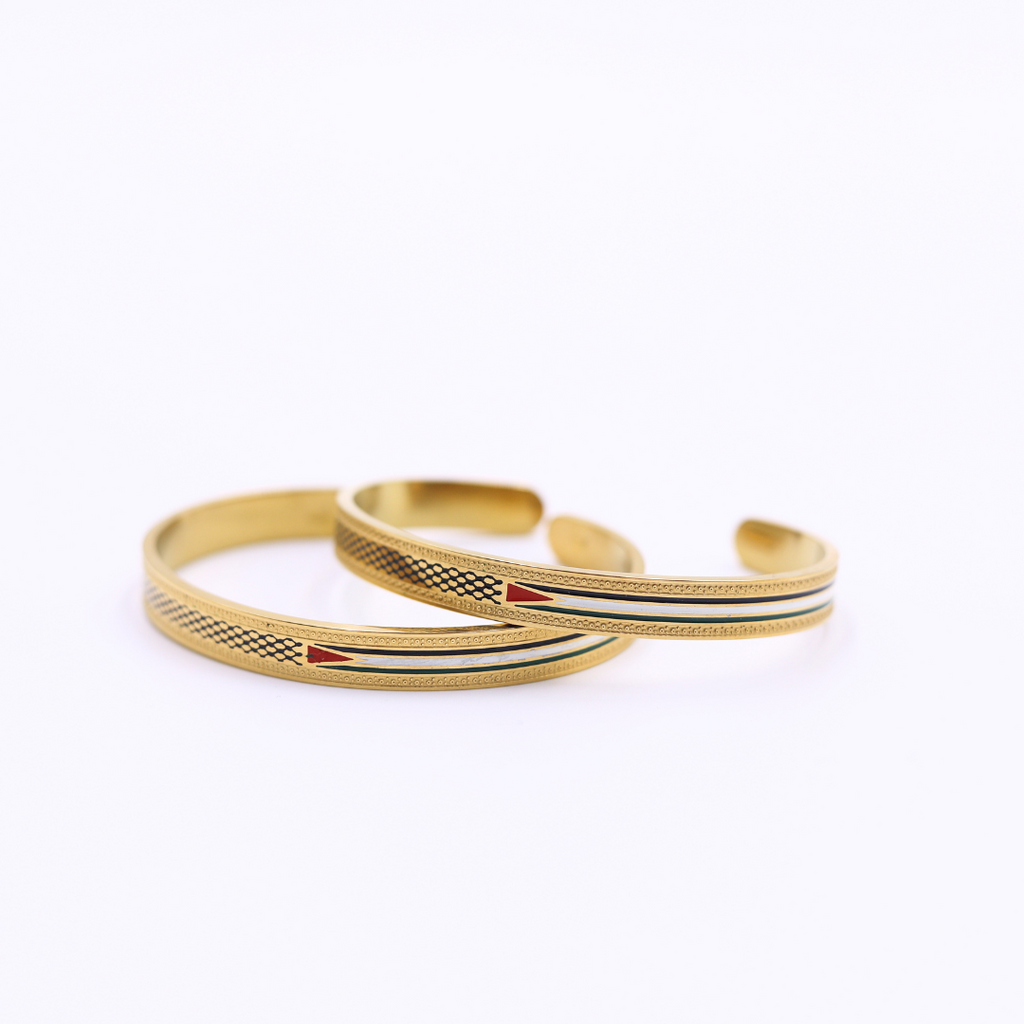 Brazalete de acero inoxidable