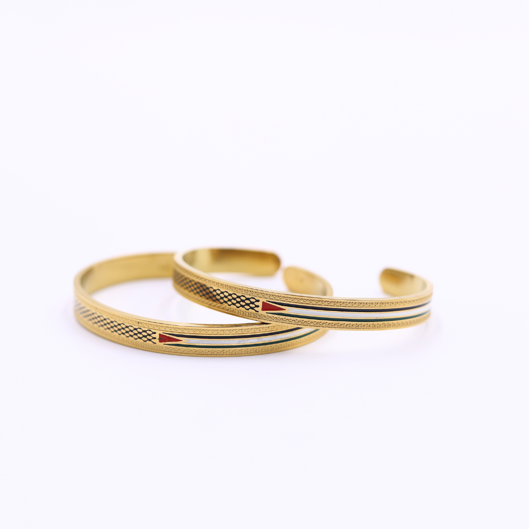 Brazalete de acero inoxidable