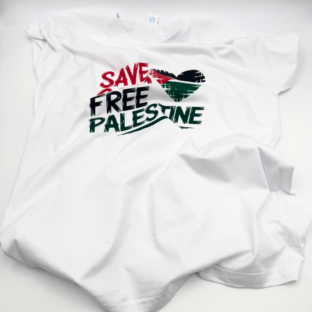 Camiseta " Save Gaza Free Palestine"