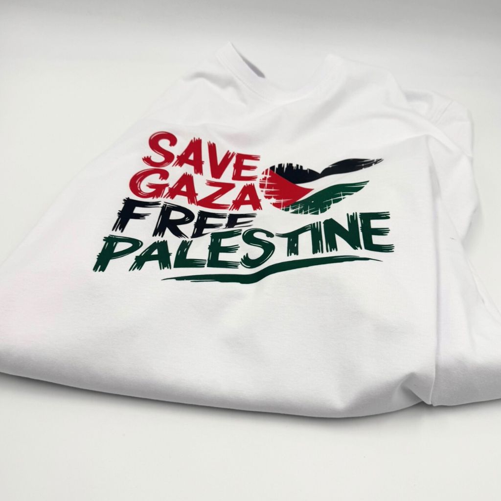 Camiseta " Save Gaza Free Palestine"