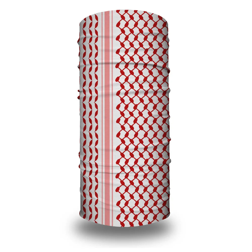 Bragas de Cuello Solidarias Palestina "Kufiyah roja"