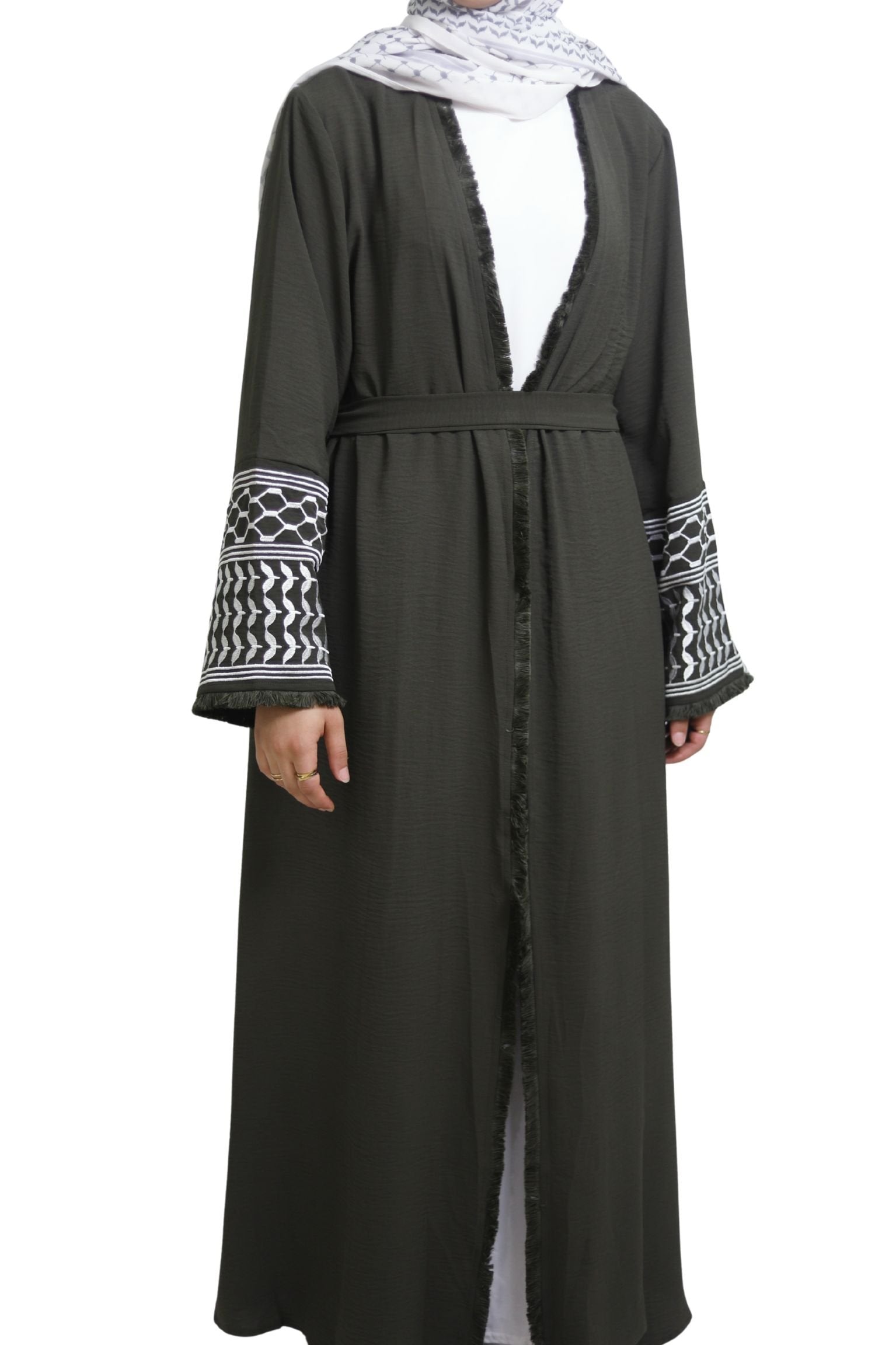 Abaya Kufiya - Verde
