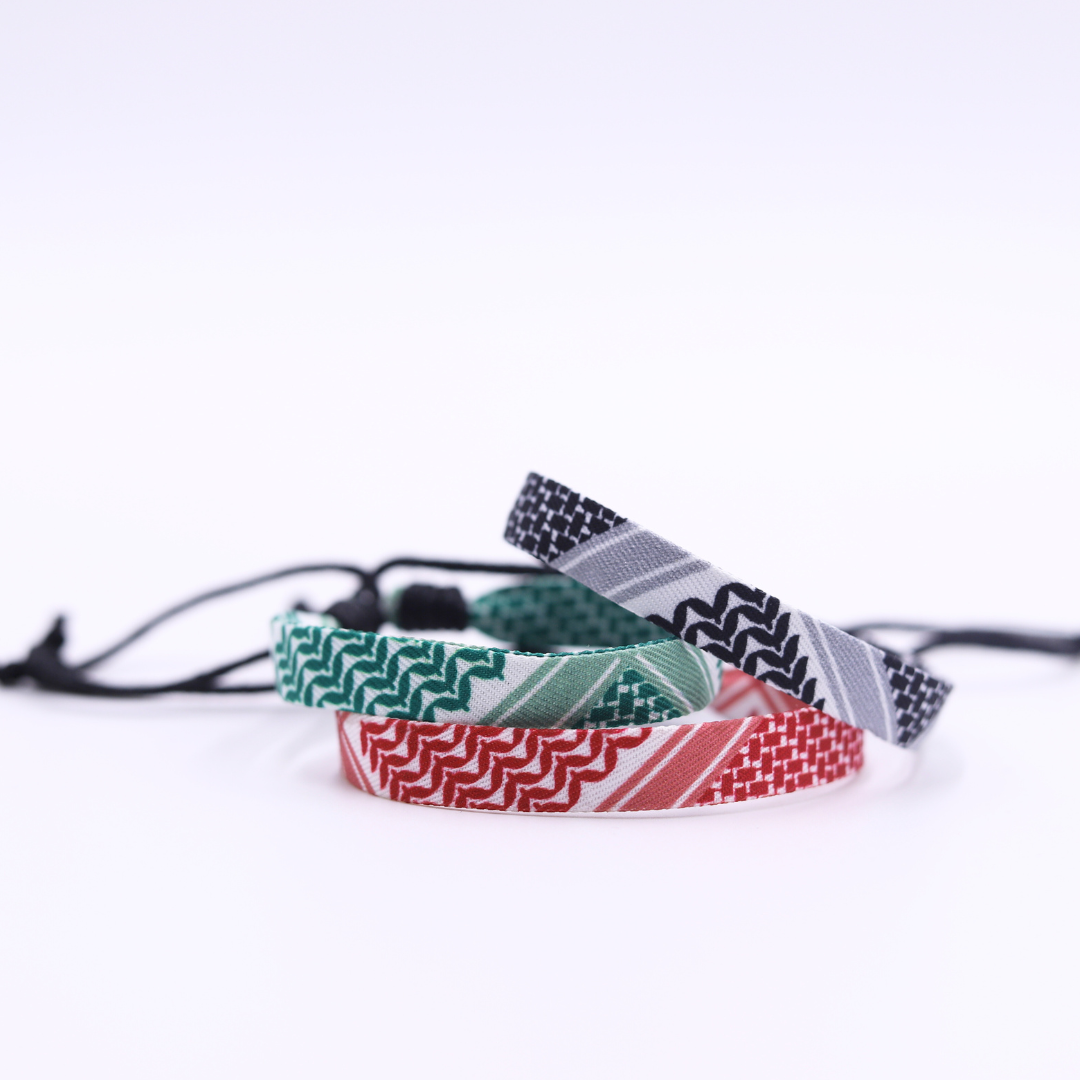 Pulsera solidaria “Kufiya”