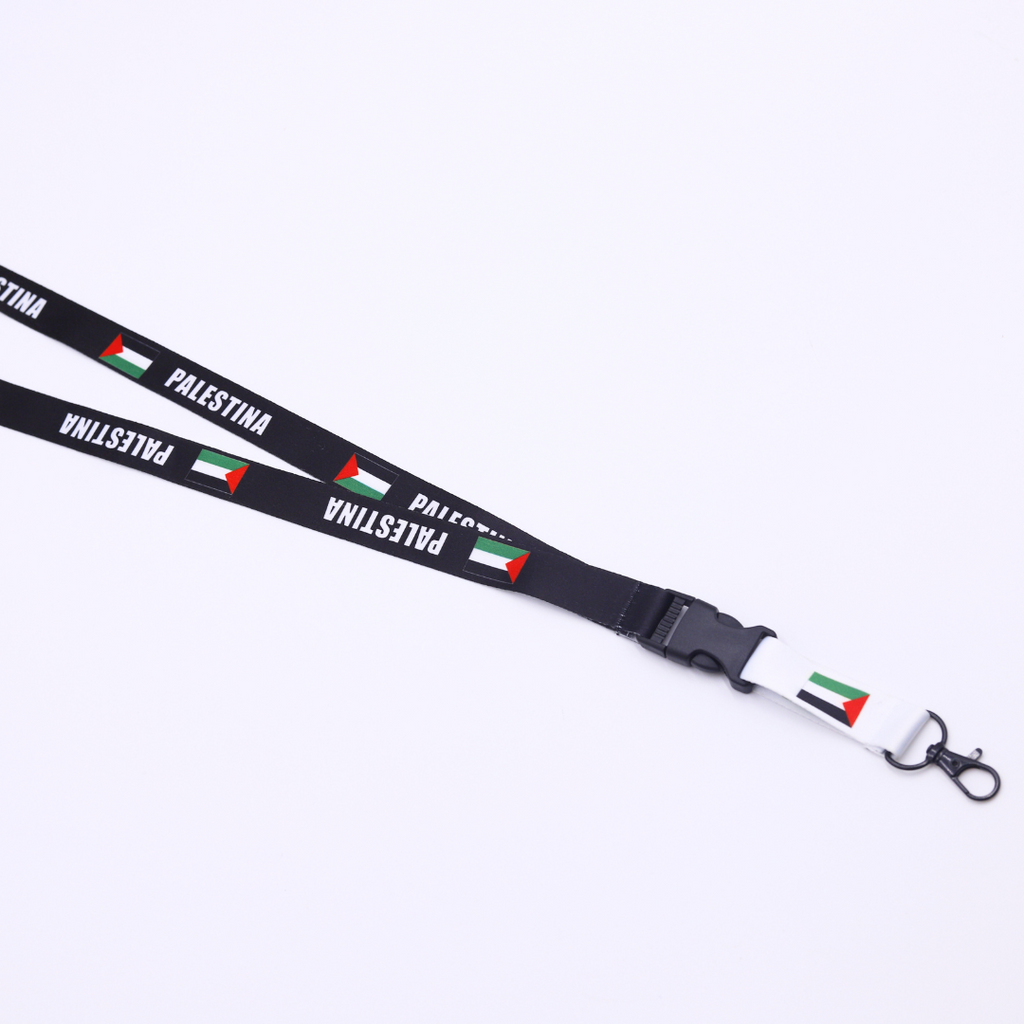 Lanyard solidario - Negro