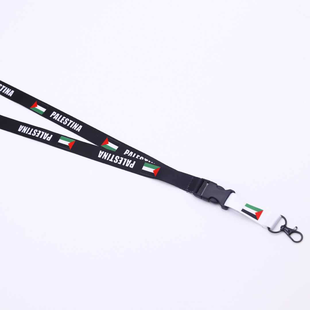 Lanyard solidario - Negro