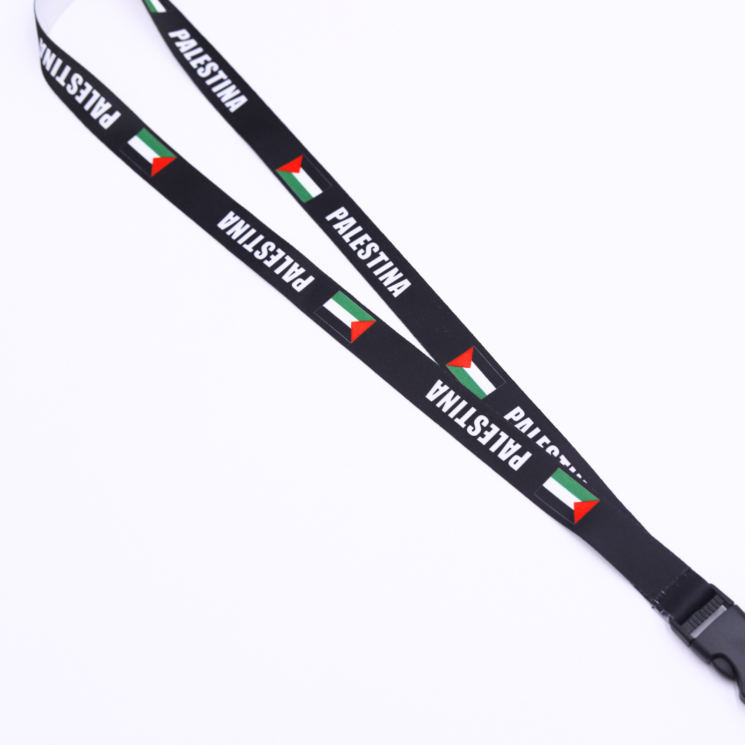 Lanyard solidario - Negro