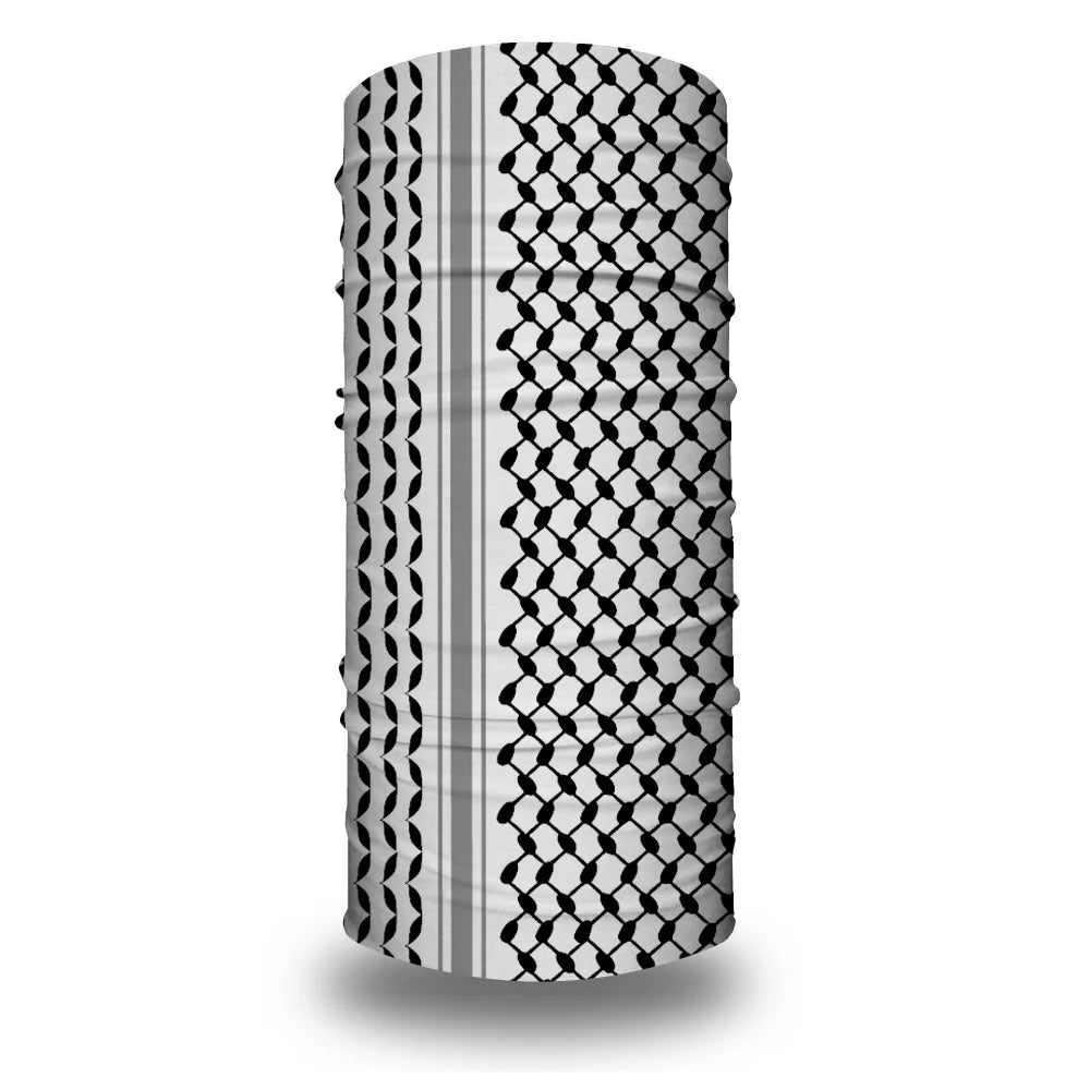 Bragas de Cuello Solidarias Palestina "Kufiyah negra"