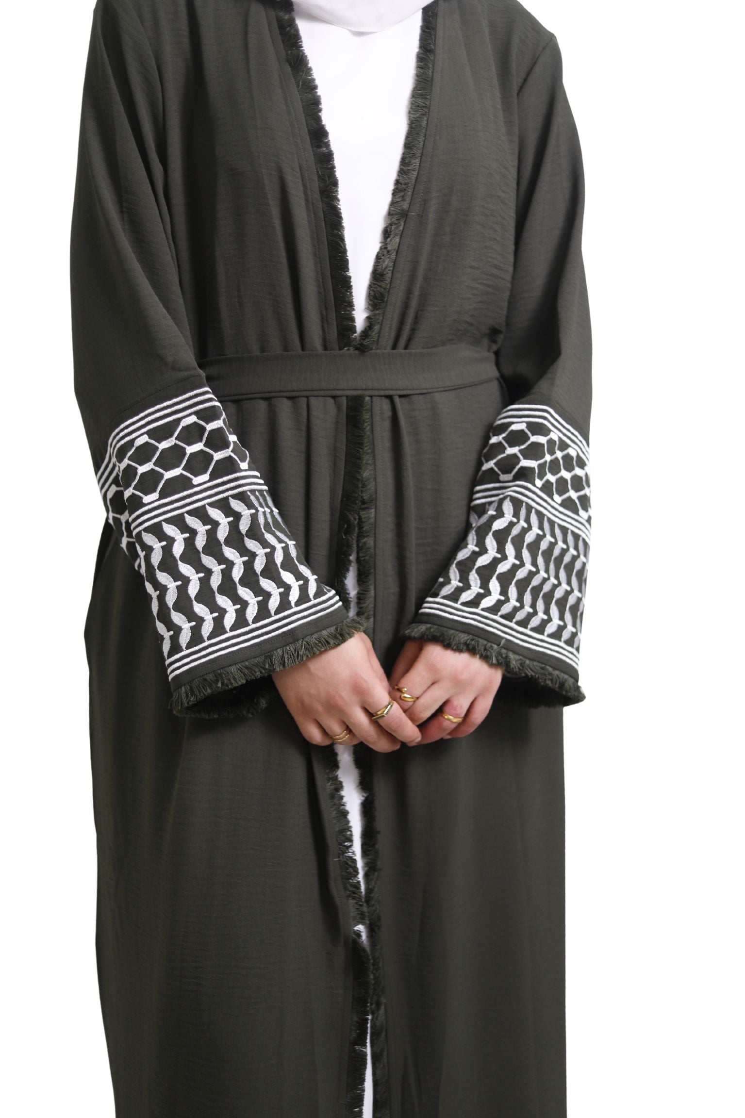 Abaya Kufiya - Verde