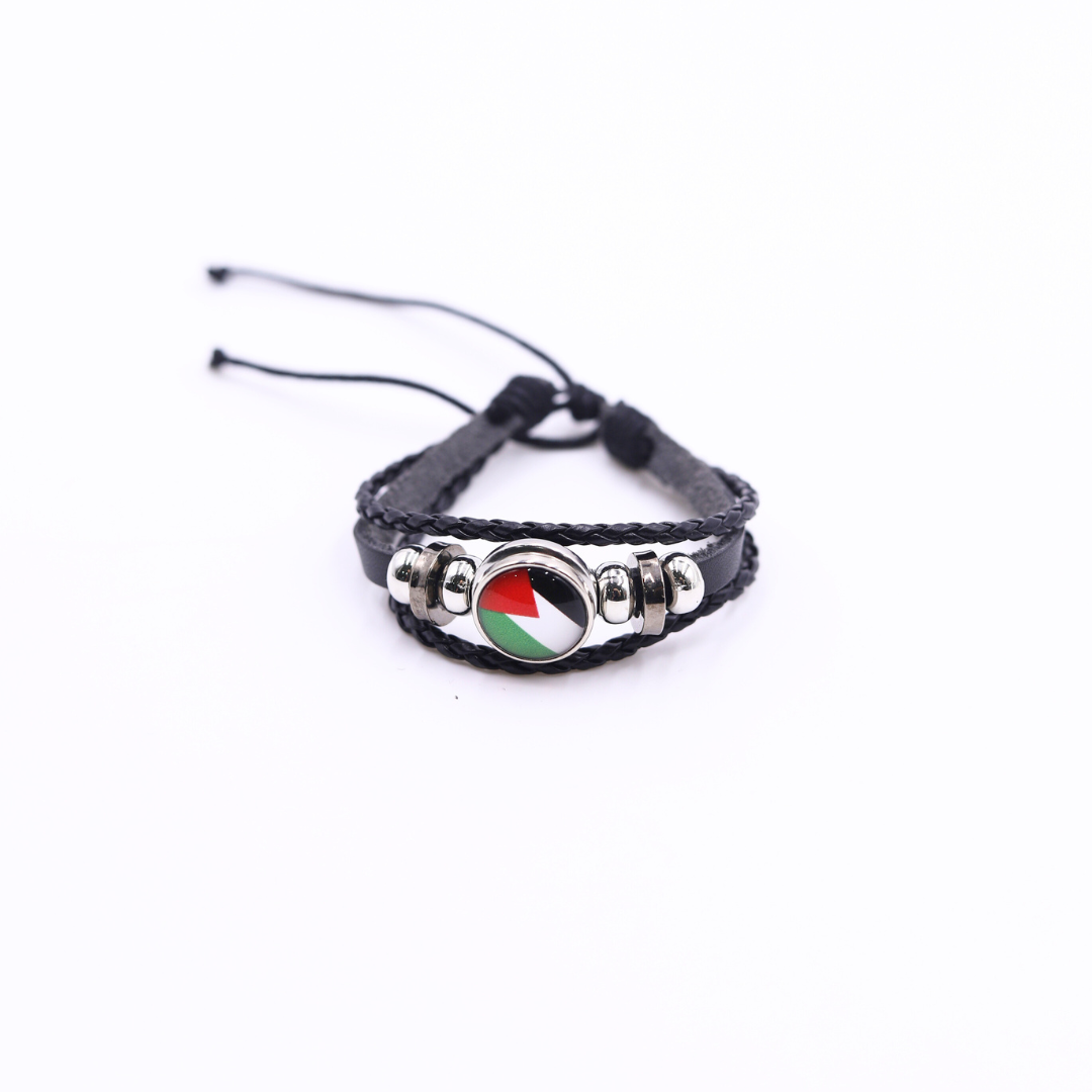 Pulsera cabujón de cristal “Palestina”