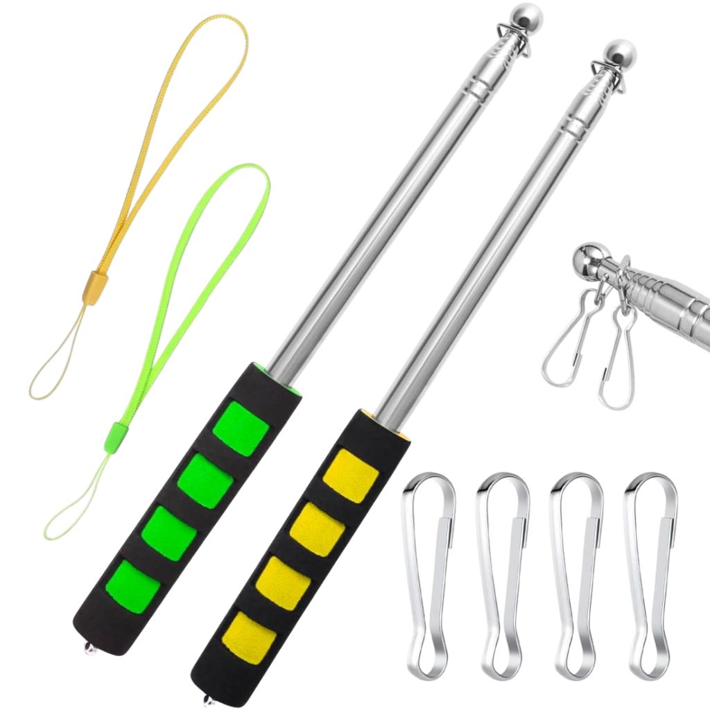 Palo Solidario plegable " Bandera en alto "