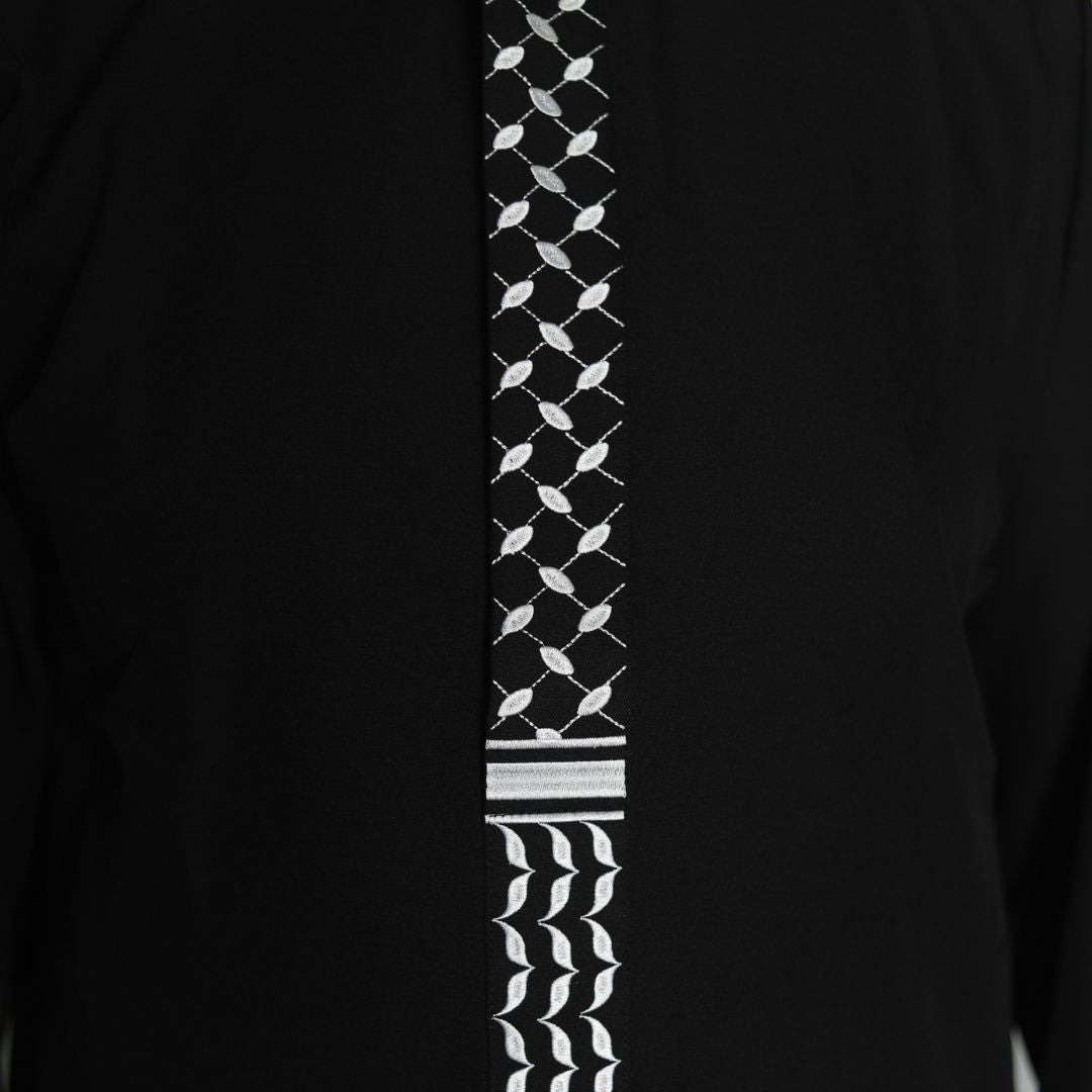Qamis Kufiya-Negro