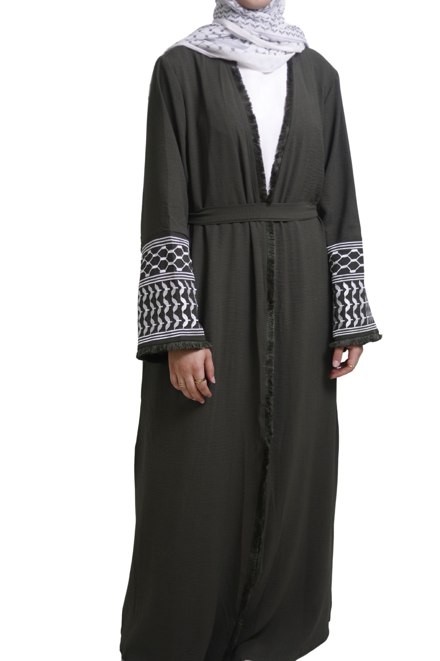 Abaya Kufiya - Verde