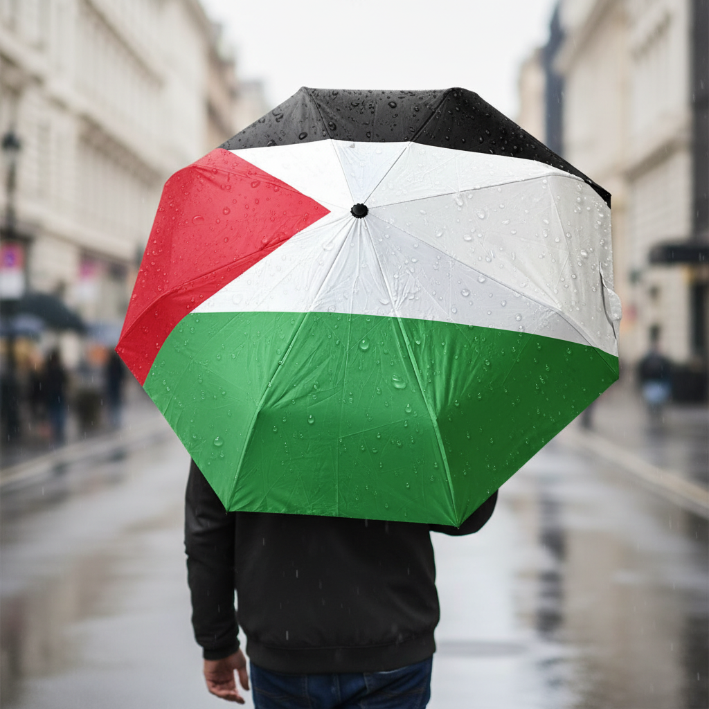 Paraguas Bandera Palestina – Protección, Identidad y Solidaridad