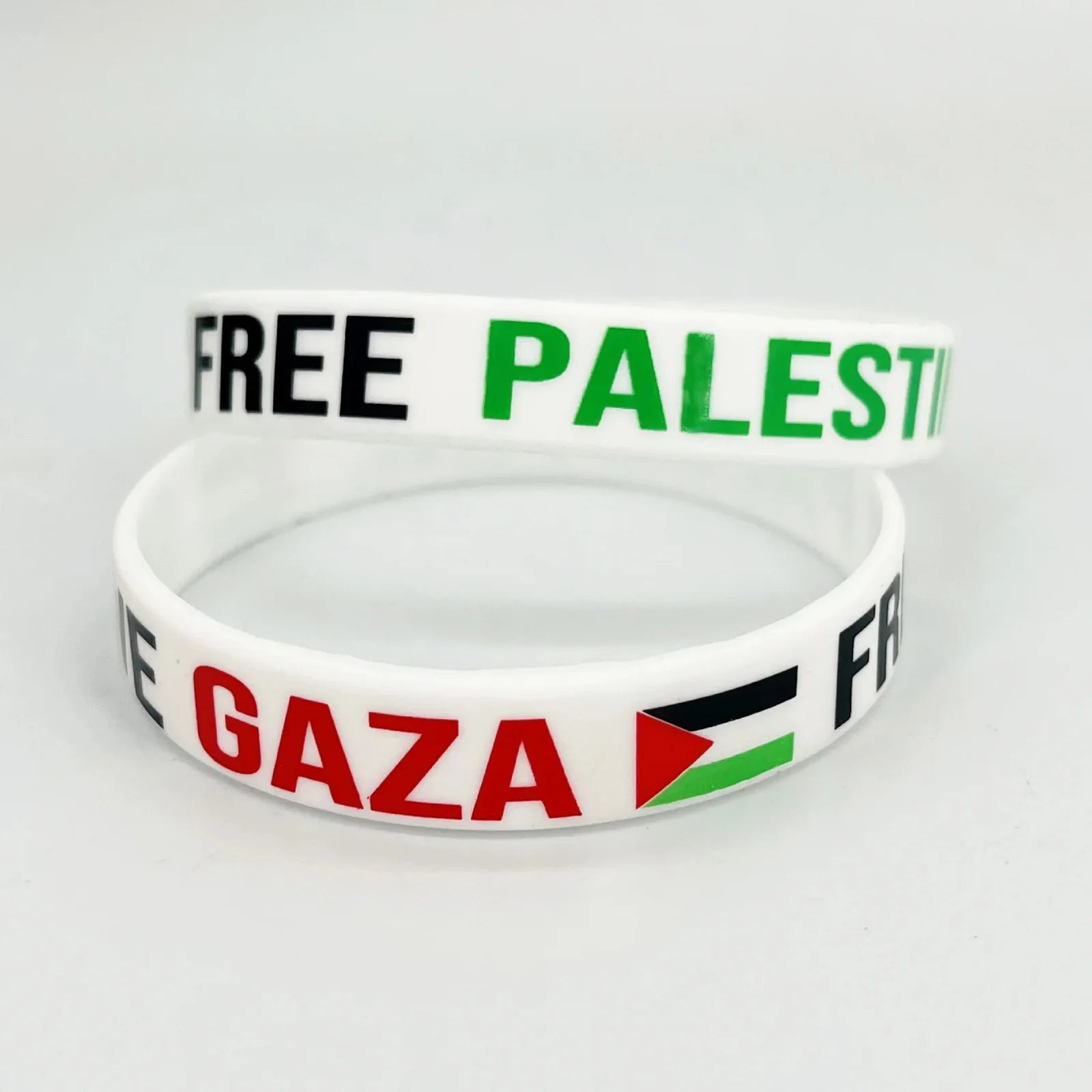 Pulsera de plástico " Save Gaza . Free Palestine"