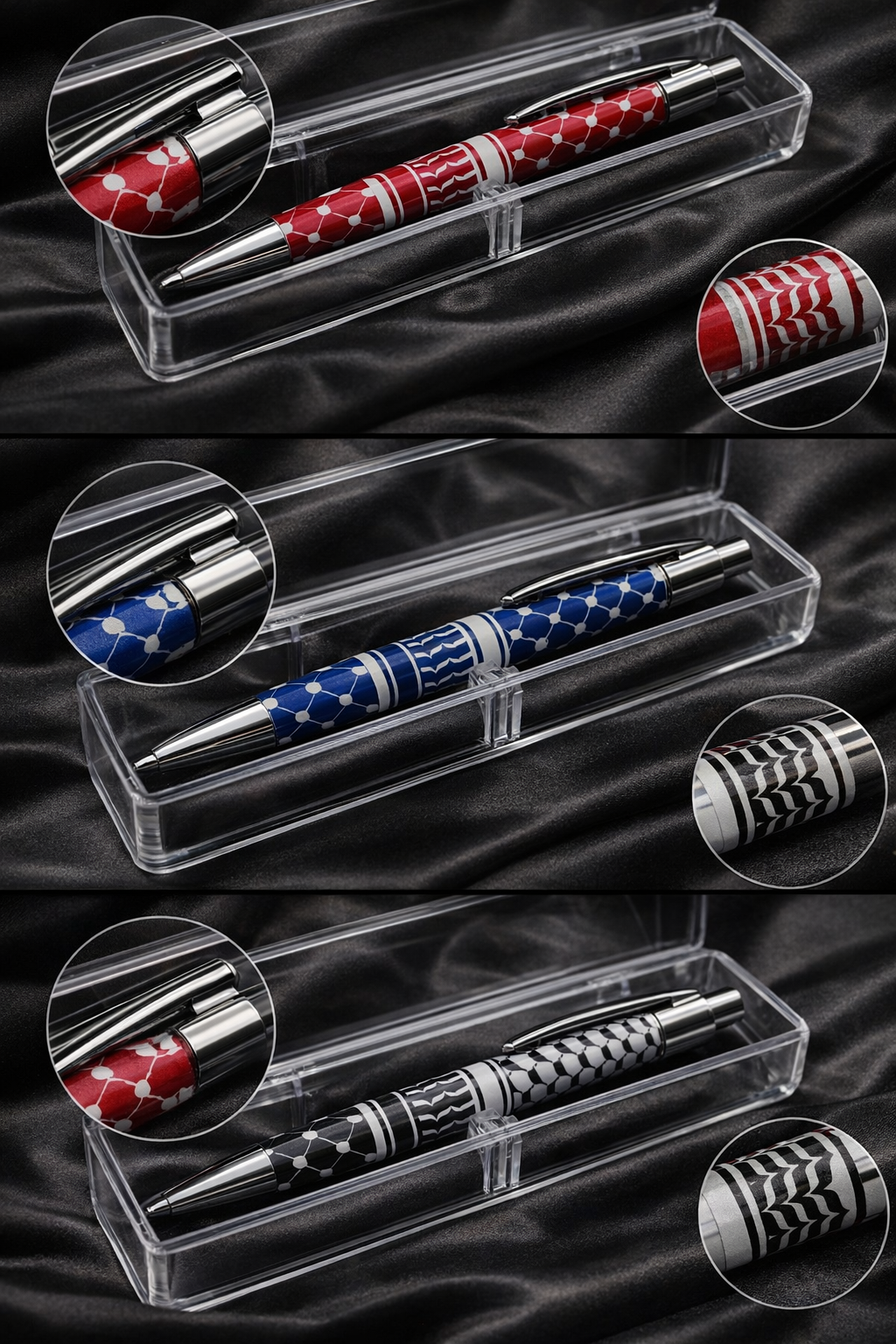 Bolígrafo Kufiya Solidario en Caja Premium