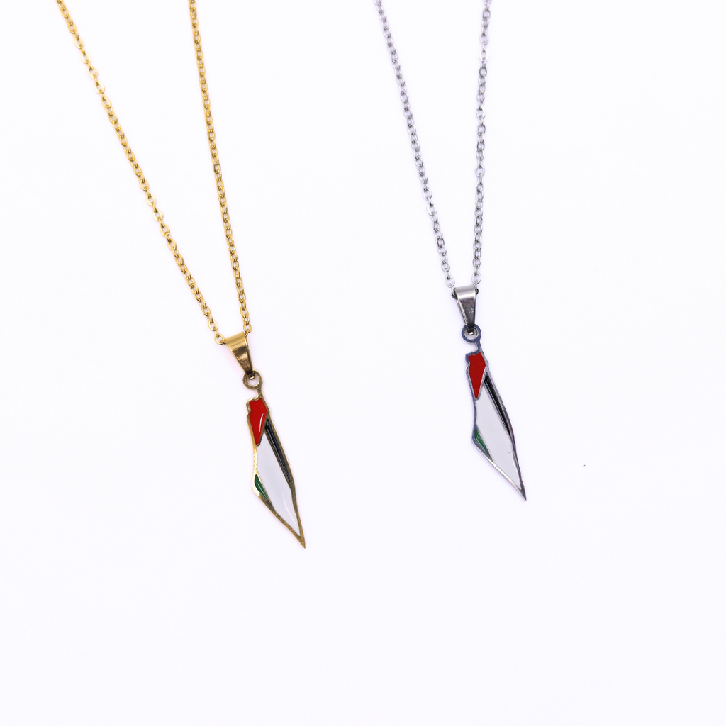 Collar solidario "Mapa Palestina"