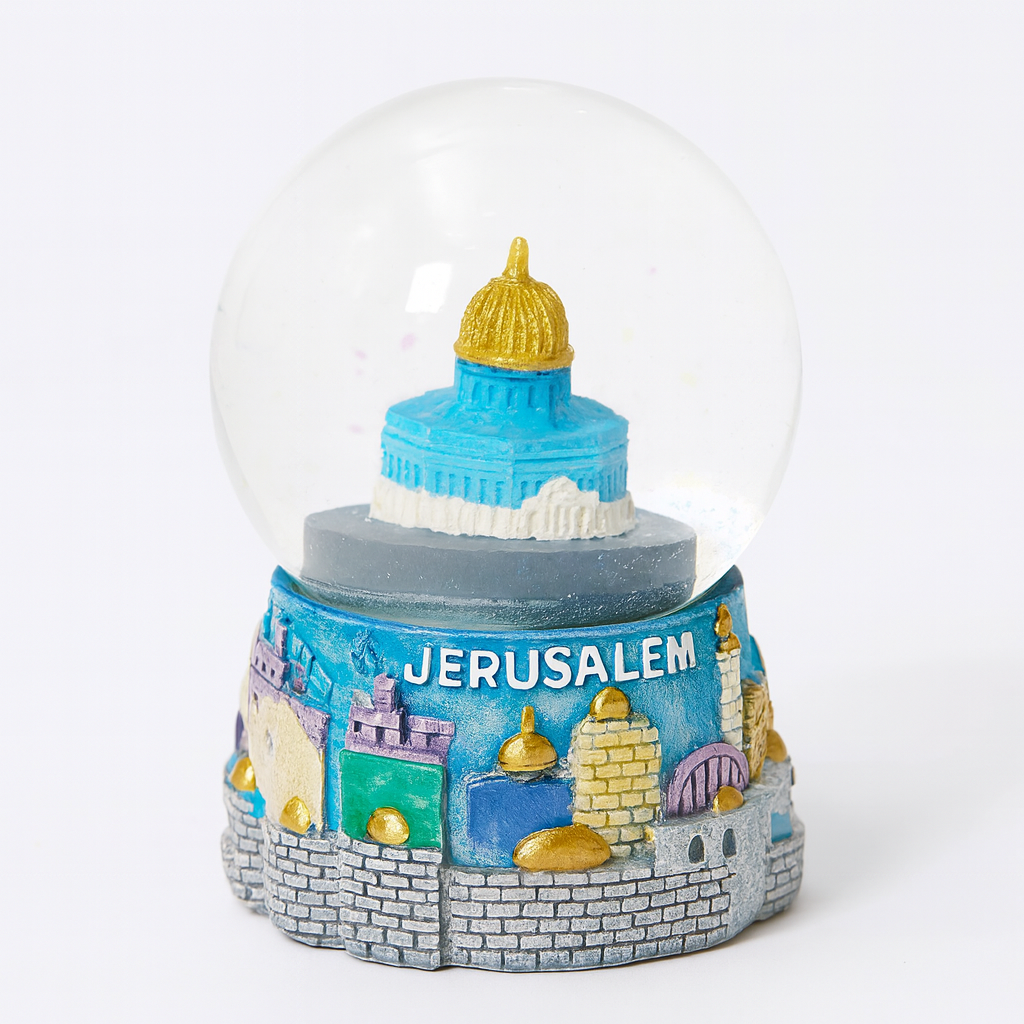 Bola de nieve souvenir de Jerusalén