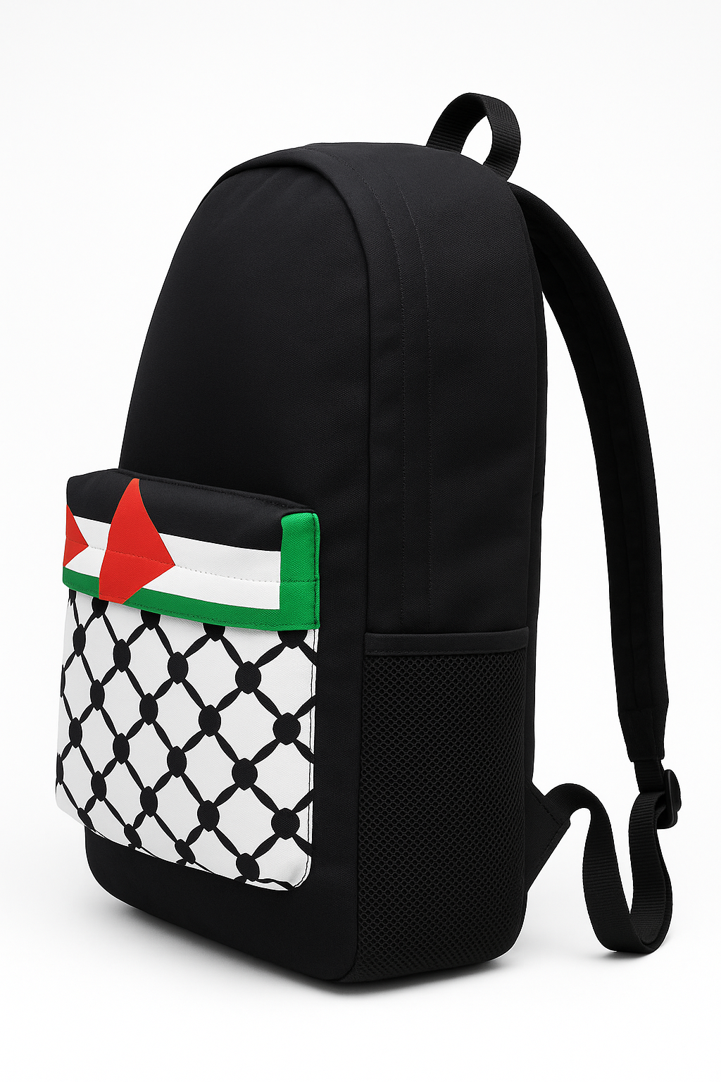 Mochila Palestina y kufiya