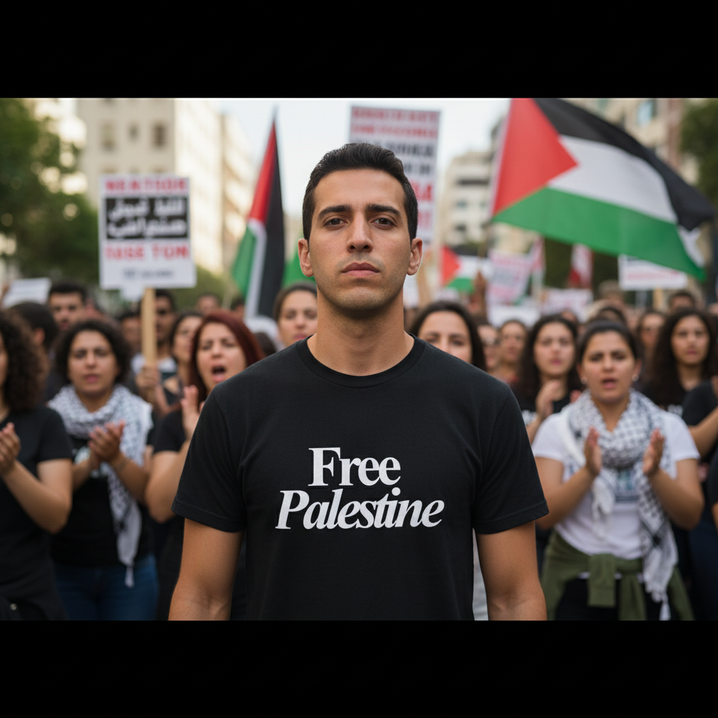 Camiseta " Free Palestine"