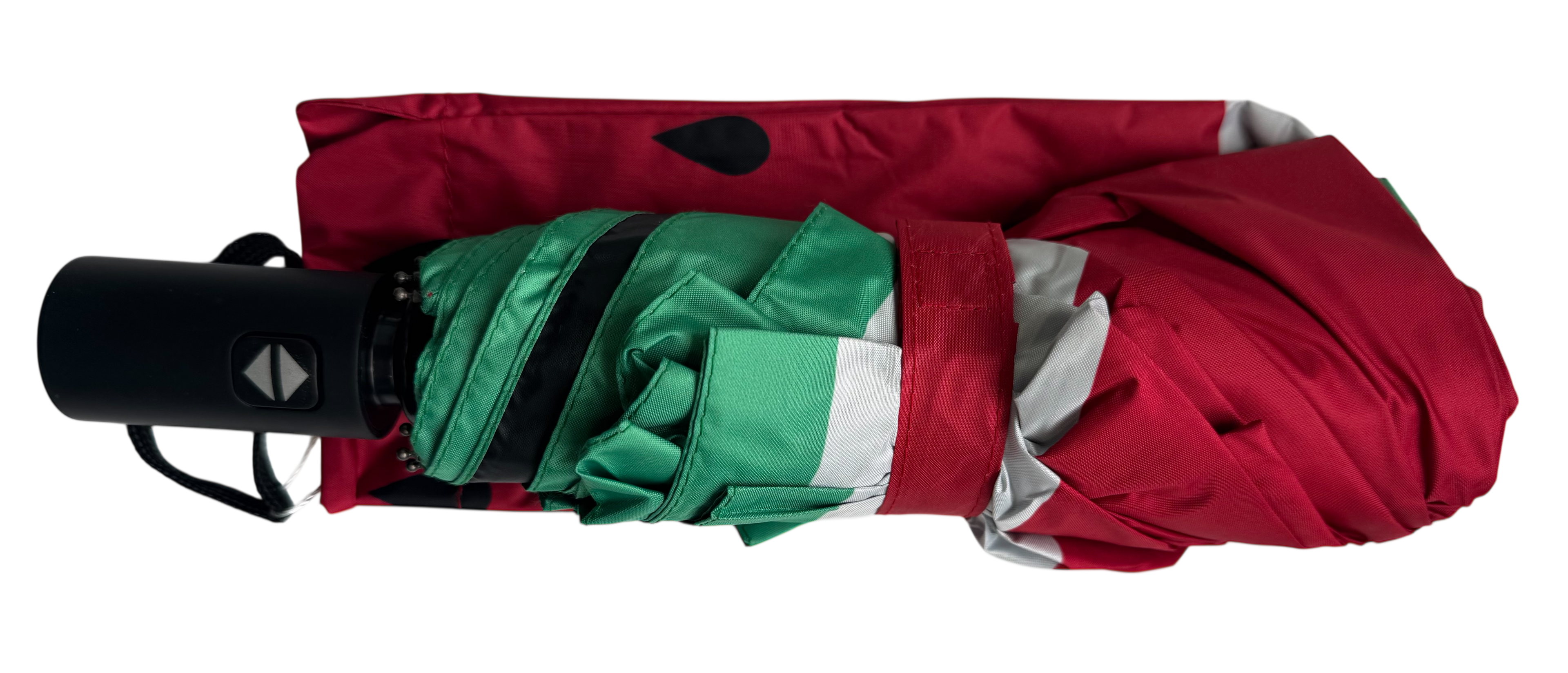 Paraguas Sandía Palestina – Impermeable Solidario y Plegable