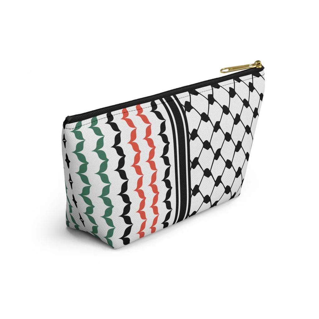 Neceser Solidario Palestina – Diseño Tatreez y Keffiyeh