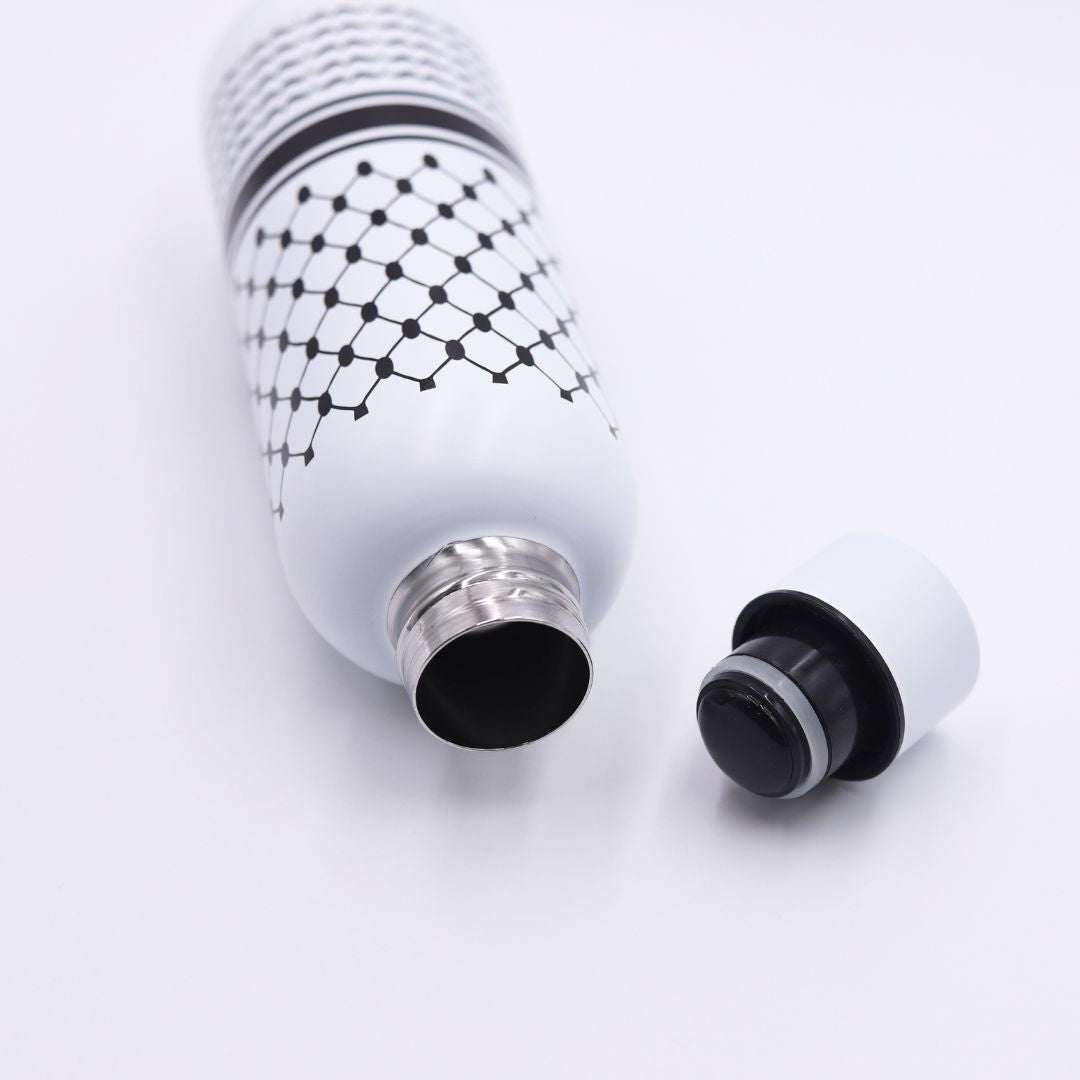 Botella de agua de acero inoxidable "Kufiyah"