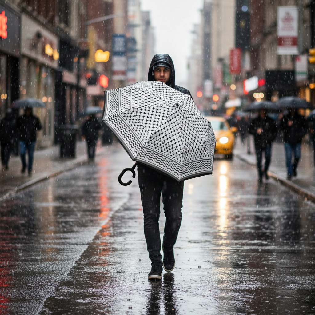 Paraguas Kufiya doble cara