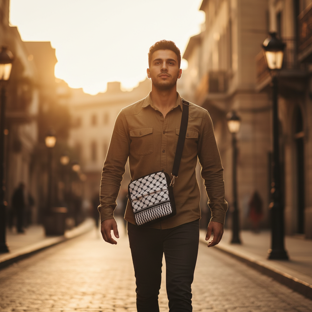 Bolso Solidario Kufiya Palestina – Identidad, Estilo y Compromiso