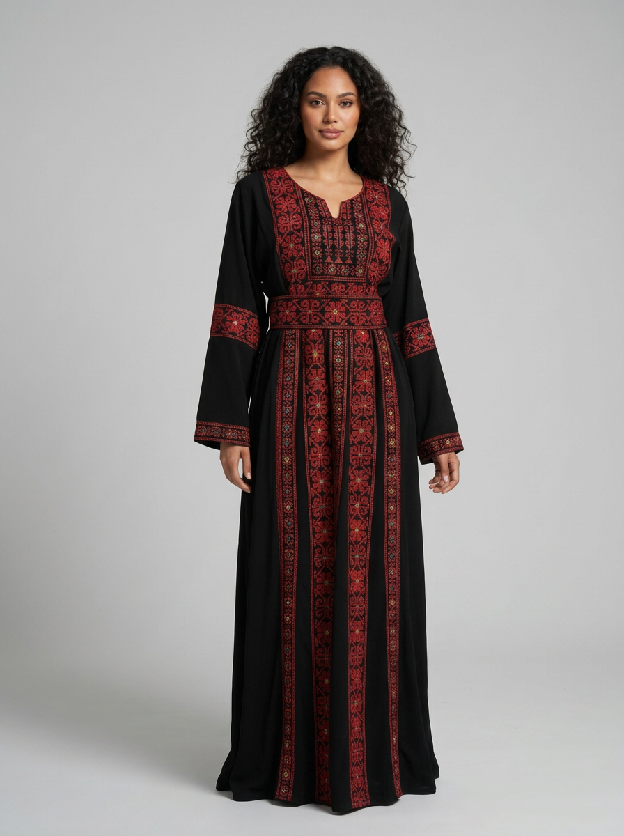 Thobe Tradicional ROJO : Colección Khouyout x Líbano