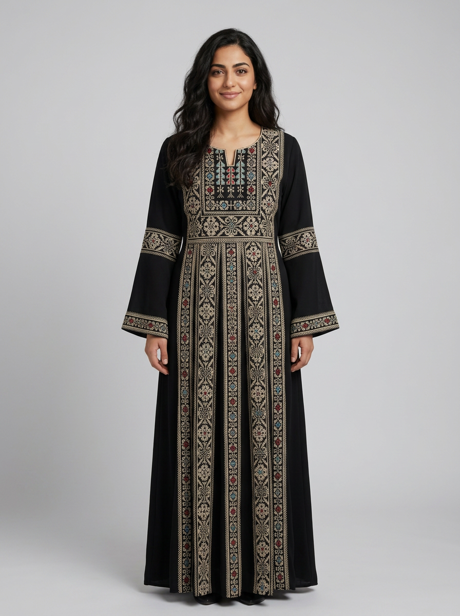 Thobe Tradicional BEIGE : Colección Khouyout x Líbano