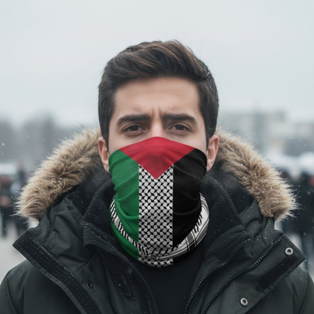 Bragas de Cuello Solidarias Palestina "Bandera de palestina"