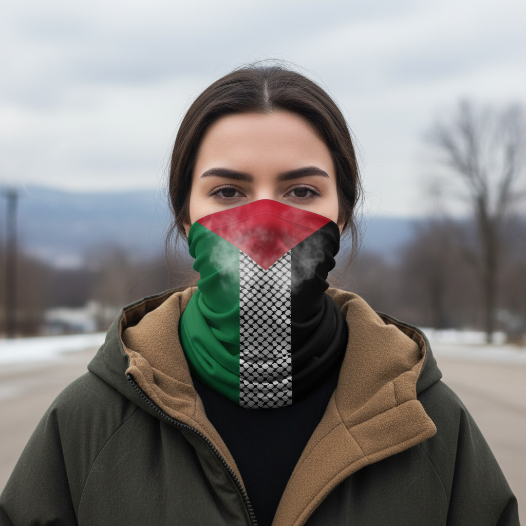 Bragas de Cuello Solidarias Palestina "Bandera de palestina"