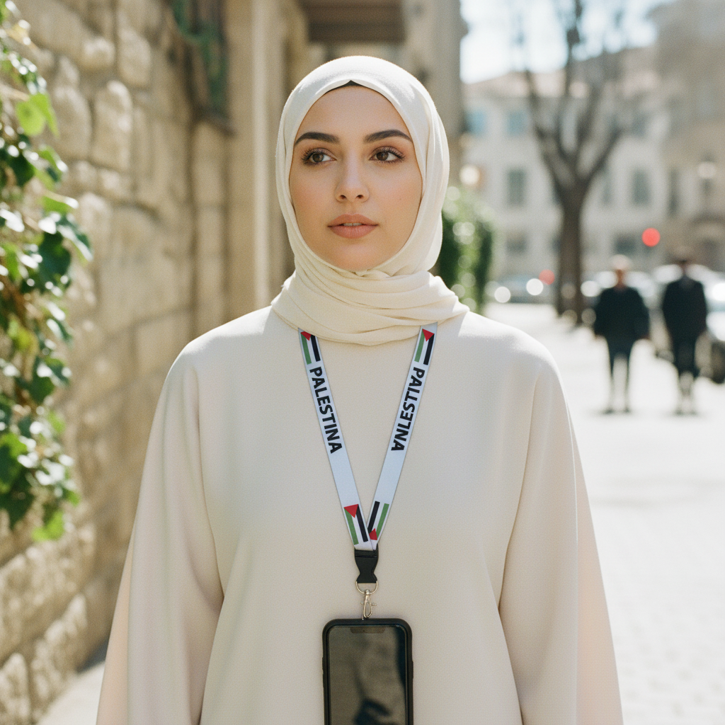 Lanyard solidario - Negro