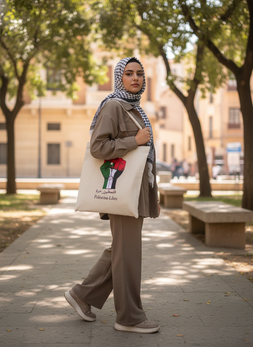 Totebag Puño Palestina Libre