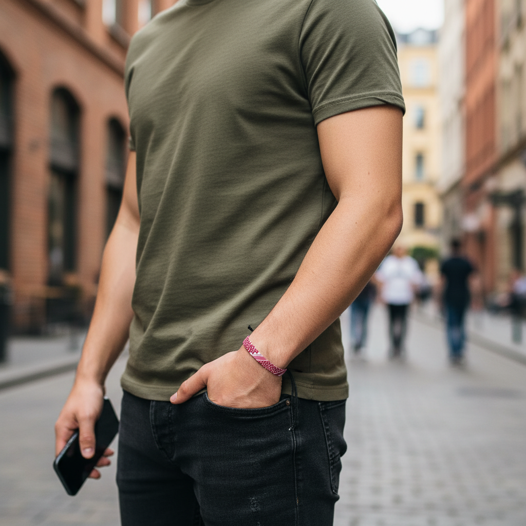 Pulsera solidaria “Kufiya”