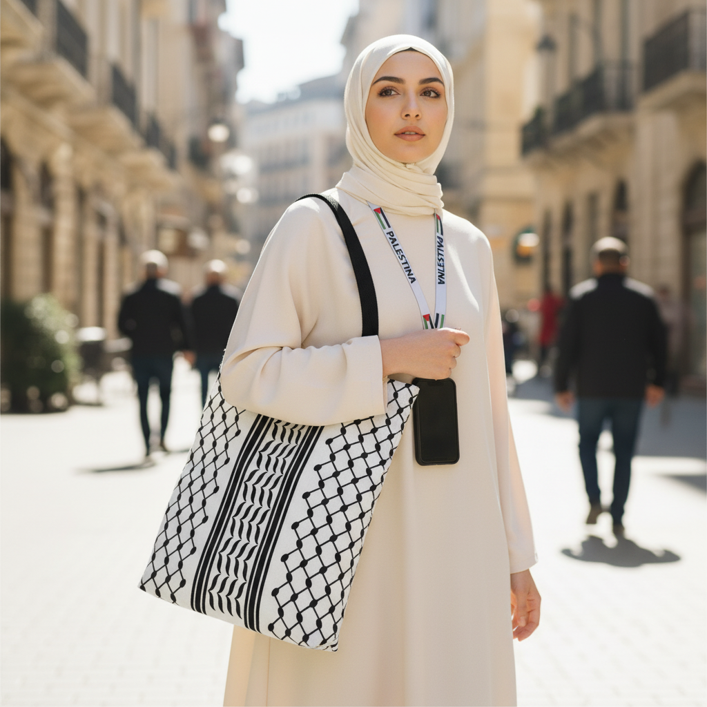 Totebag "Kufiyah Palestina "