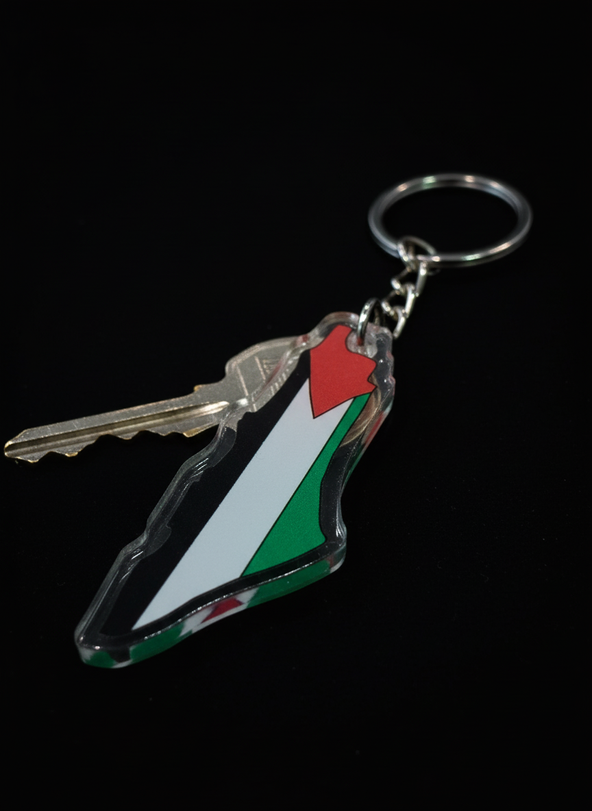Llavero Mapa de Palestina – Bandera Palestina