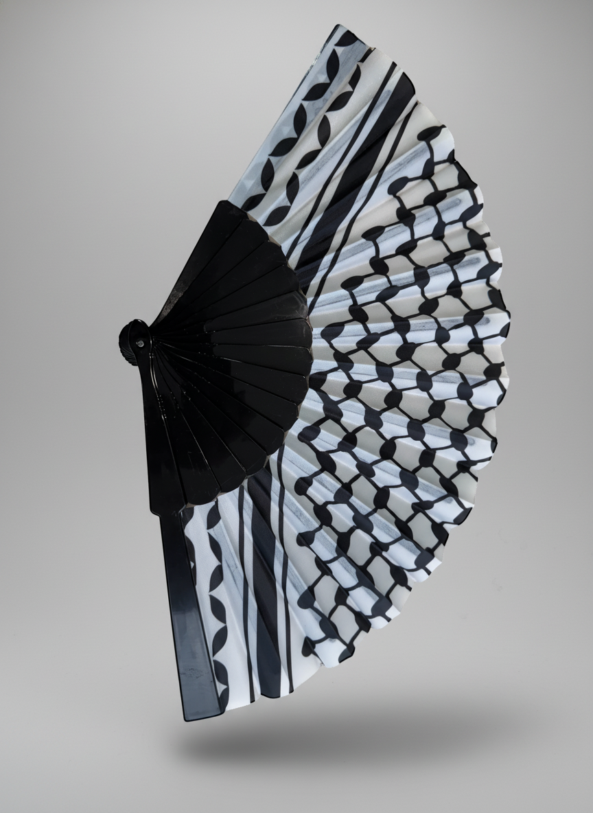 Abanico Palestino de Kufiya "Identidad y Solidaridad"