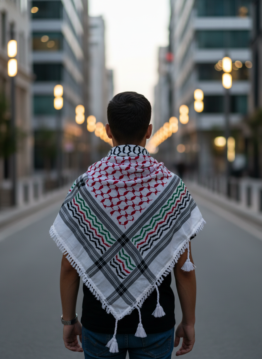 HATTA "KUFIYAH" Palestina Auténtica