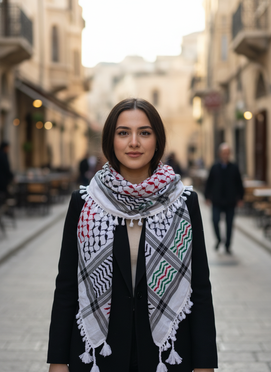 HATTA "KUFIYAH" Palestina Auténtica