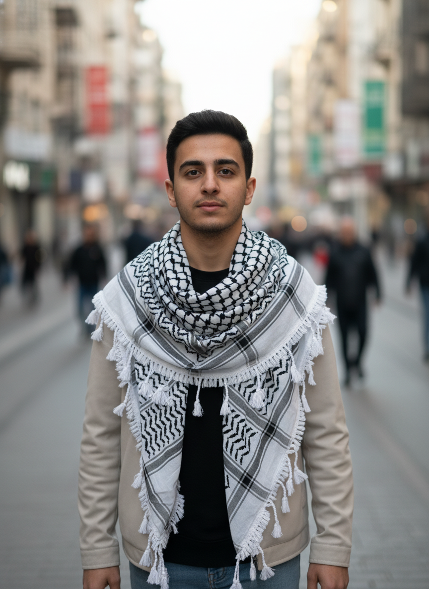 HATTA "KUFIYAH" Palestina Auténtica