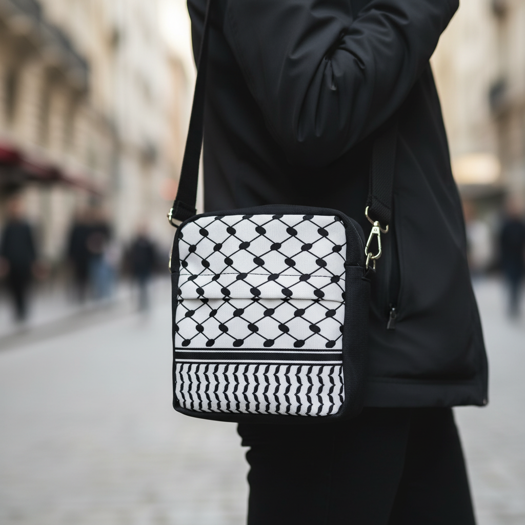 Bolso Solidario Kufiya Palestina – Identidad, Estilo y Compromiso