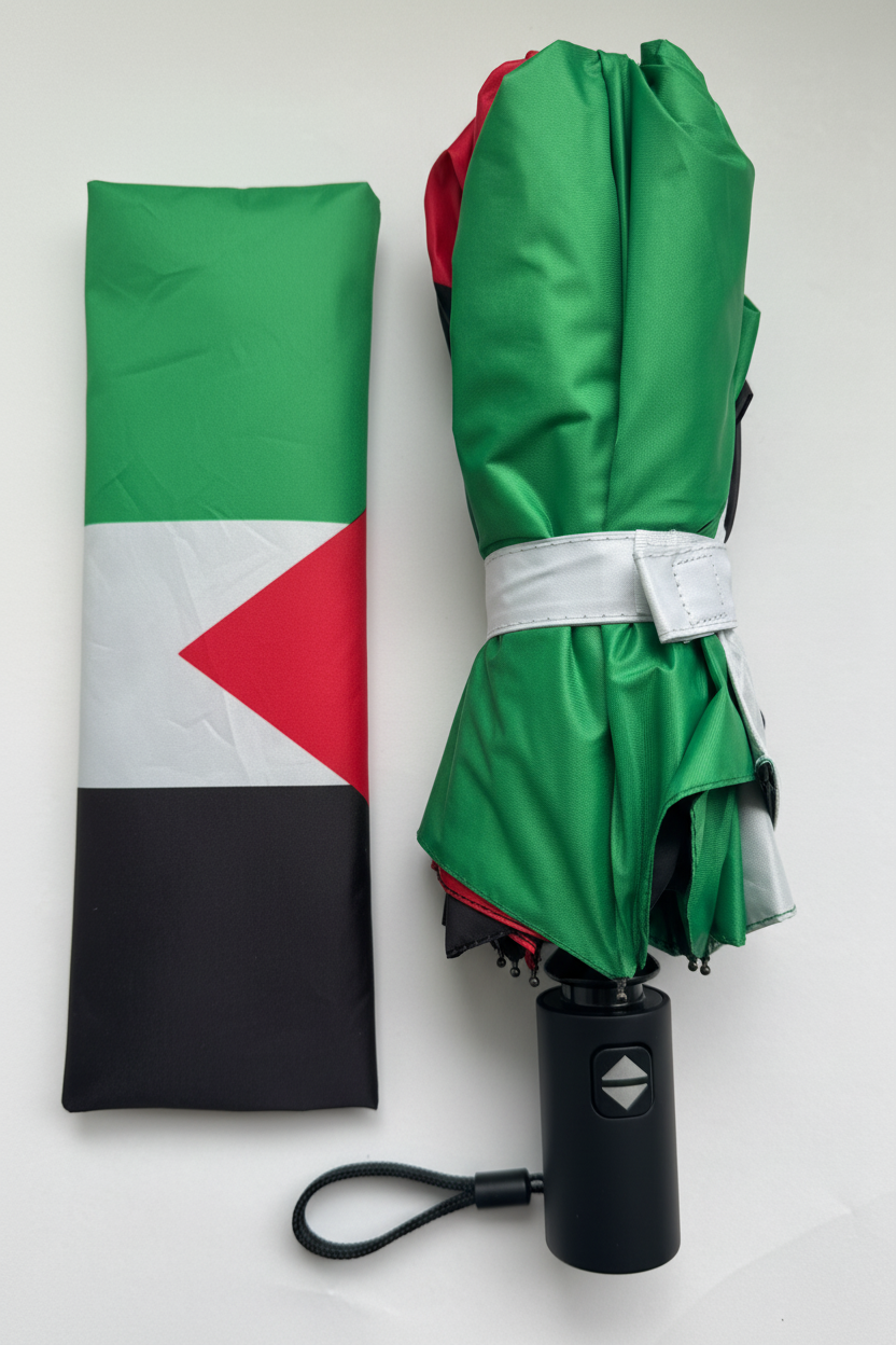 Paraguas Bandera Palestina – Protección, Identidad y Solidaridad