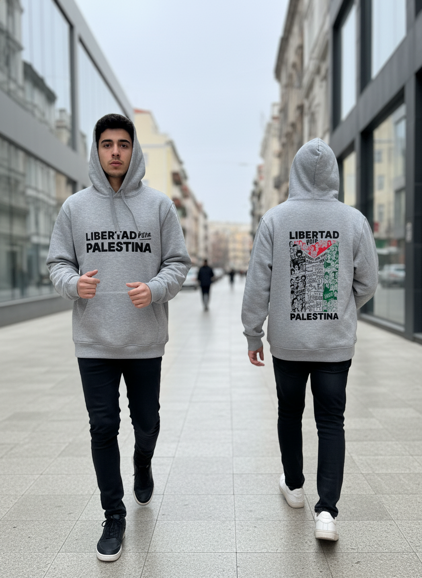Sudadera Solidaria “Libertad para Palestina”