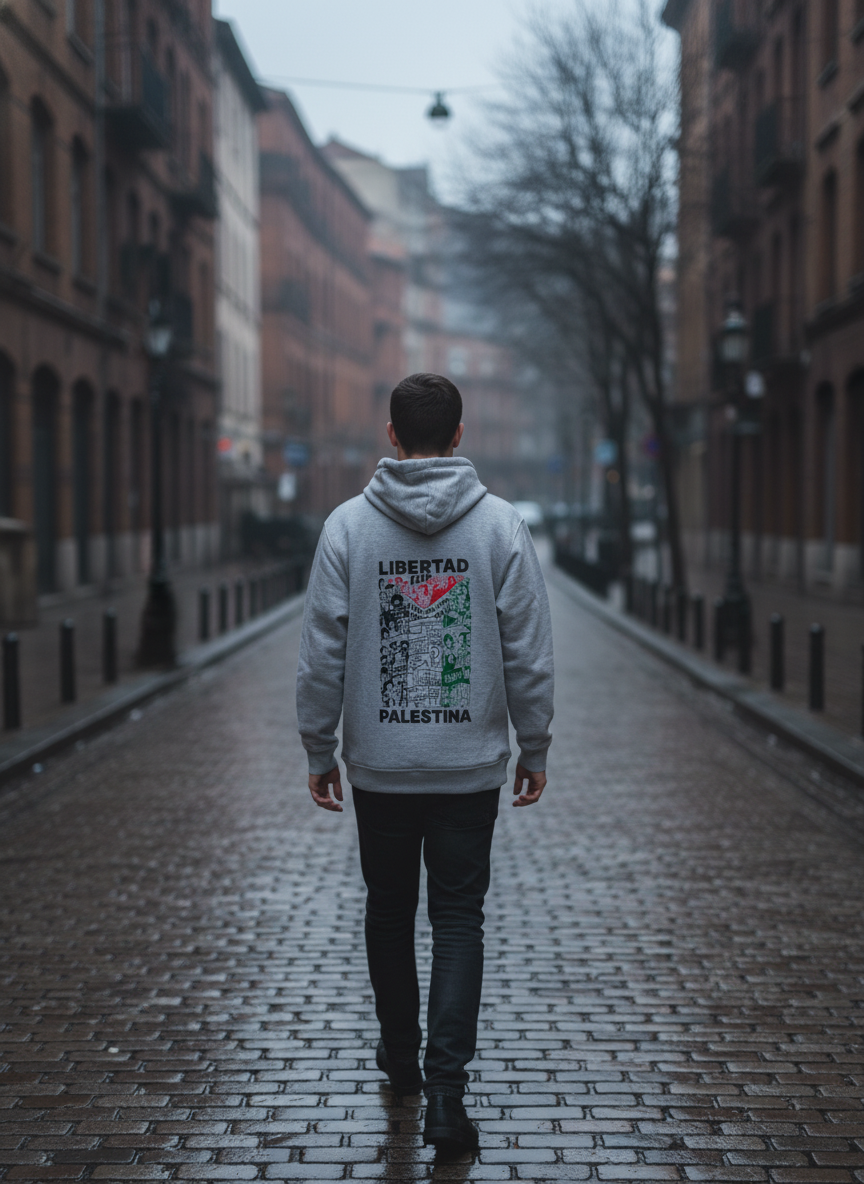Sudadera Solidaria “Libertad para Palestina”