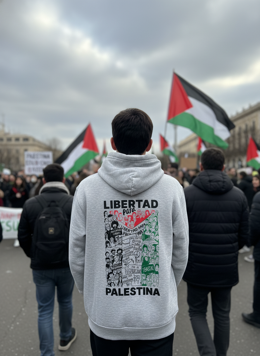 Sudadera Solidaria “Libertad para Palestina”
