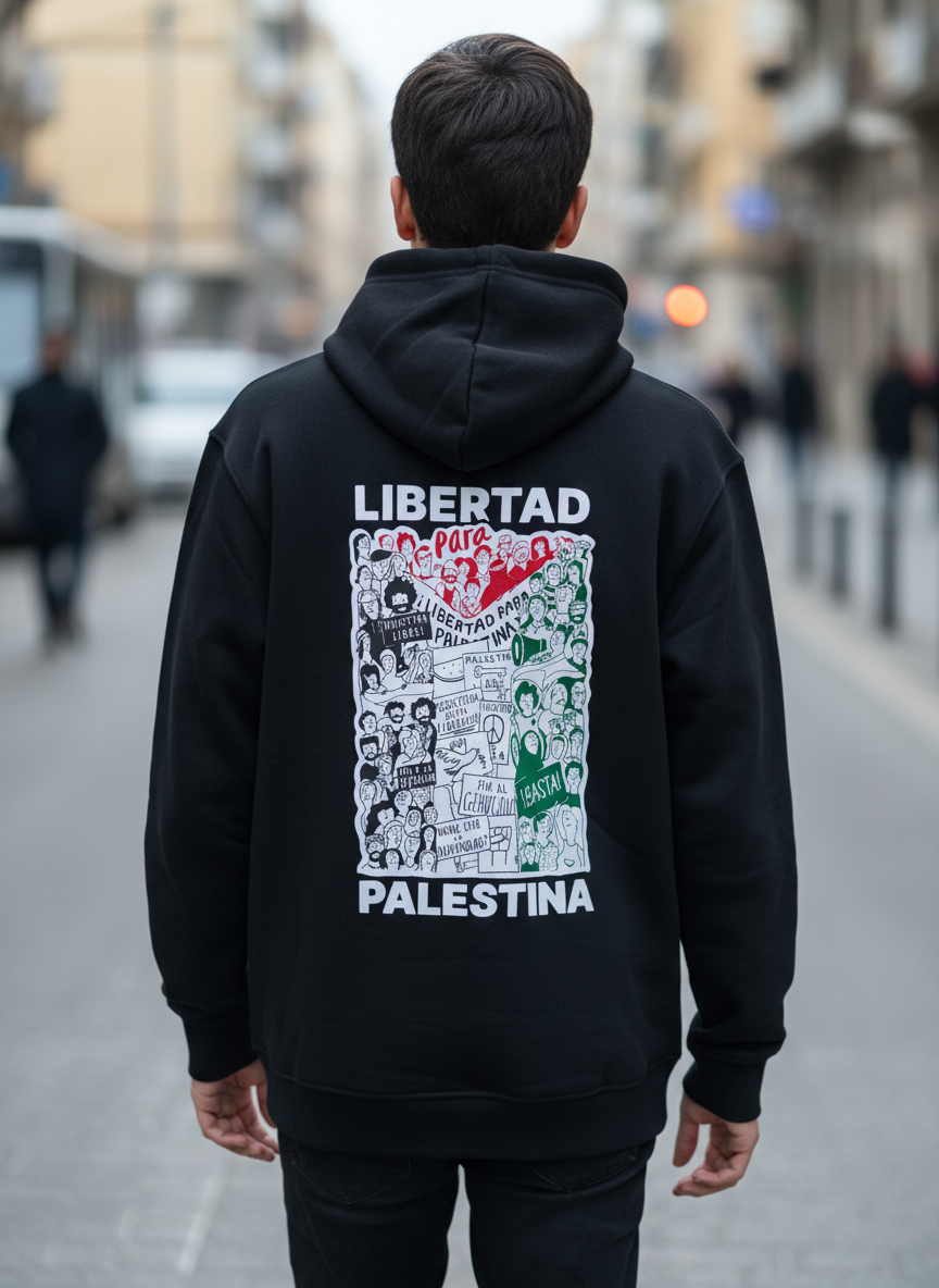 Sudadera Solidaria “Libertad para Palestina”