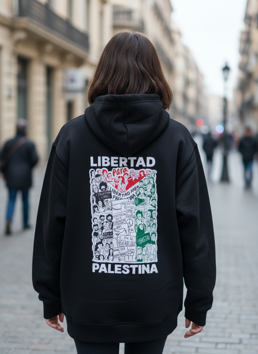 Sudadera Solidaria “Libertad para Palestina”