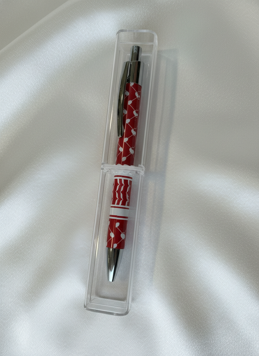 Bolígrafo Kufiya Solidario en Caja Premium