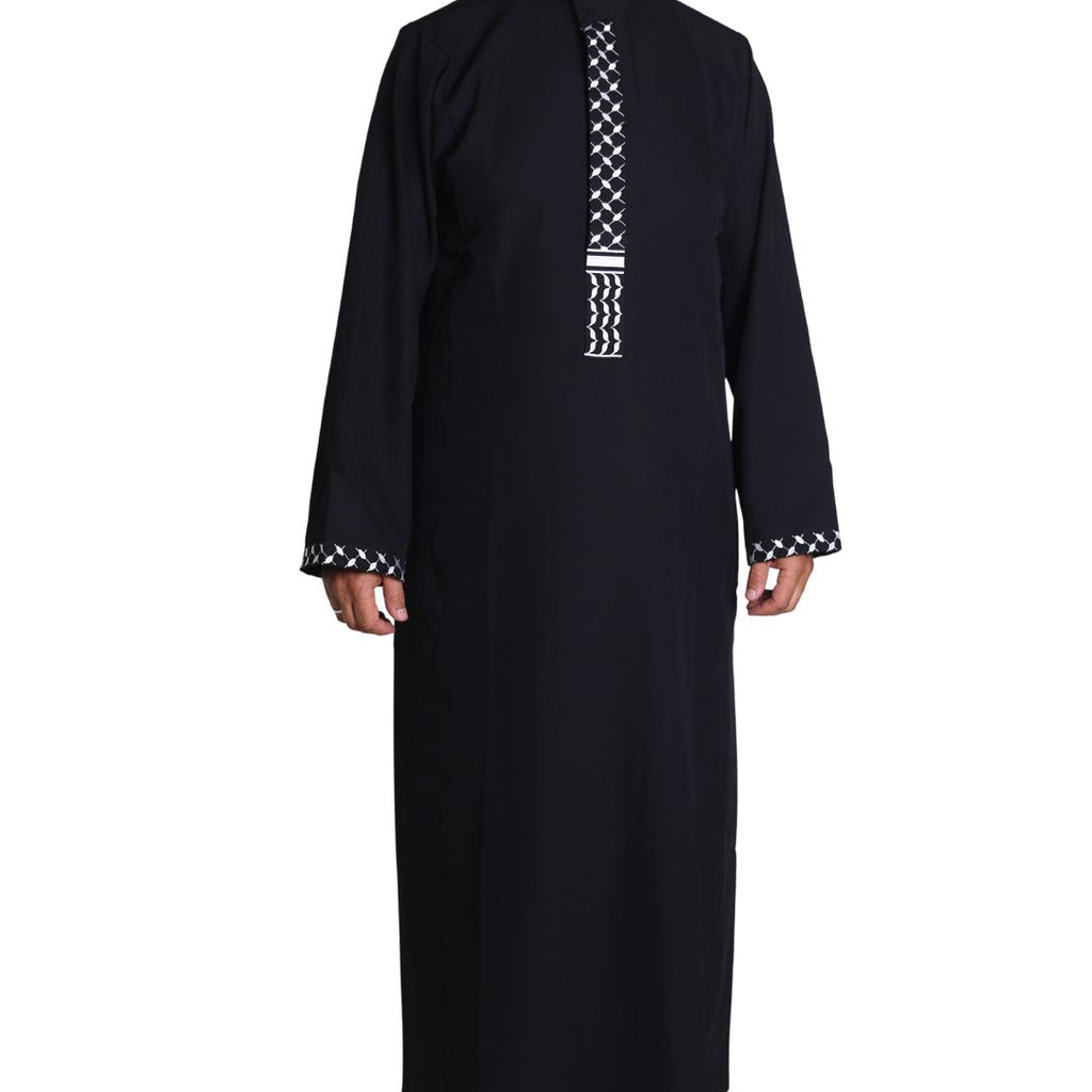 Qamis Kufiya-Negro